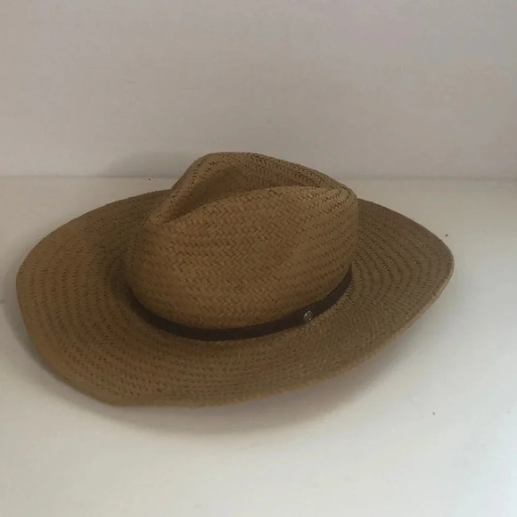 rag & bone Accessories - RAG & BONE Wide Brim Fedora STRAW HAT